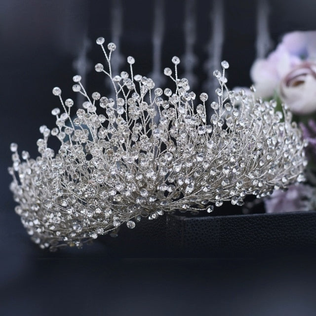 Tiaras de cristales para novia