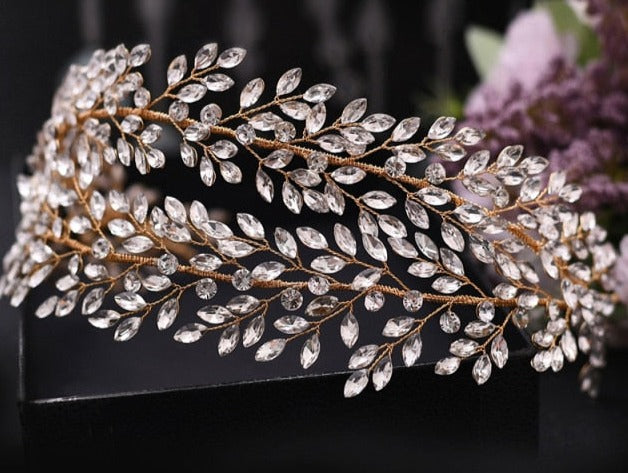 Bandas de brillantes para novias. Gran diversidad de modelos