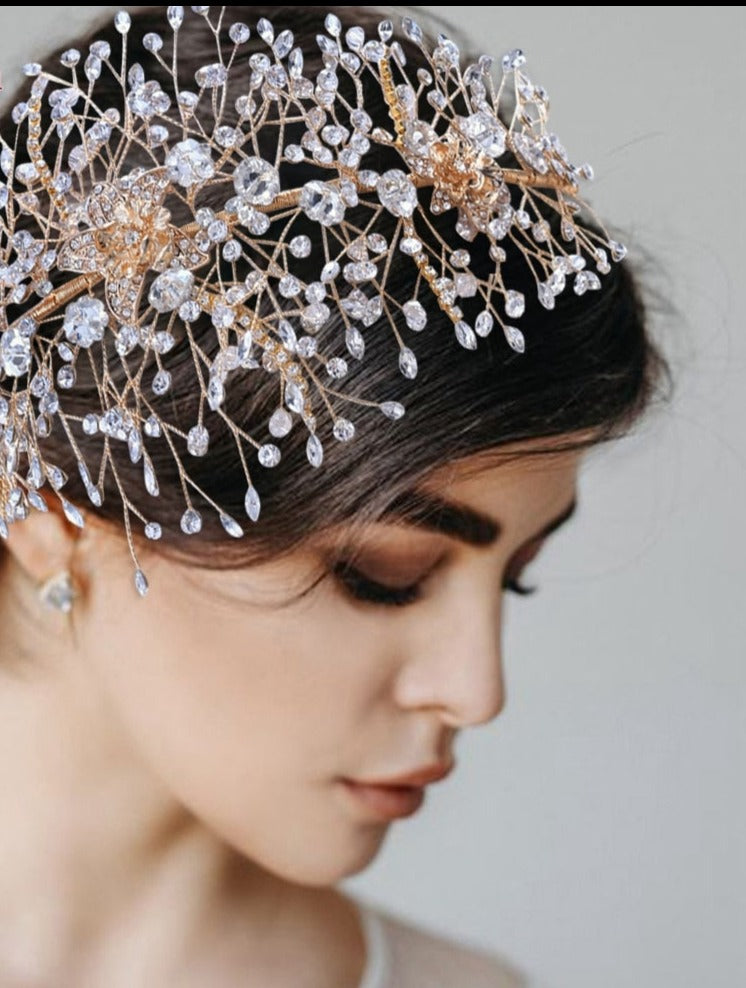 Bandas de brillantes para novias. Gran diversidad de modelos