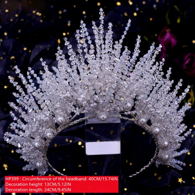 Tiaras de cristales para novia